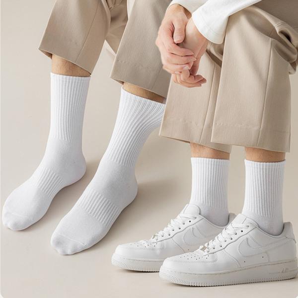 [SET 10 ĐÔI + TẶNG 1] Tất Vớ Nam Nữ Trơn Thế Thao Unisex Cổ Cao, Cổ Trung, Cổ Thấp LT001
